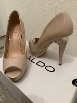 ALDO Nude Heels size 8
