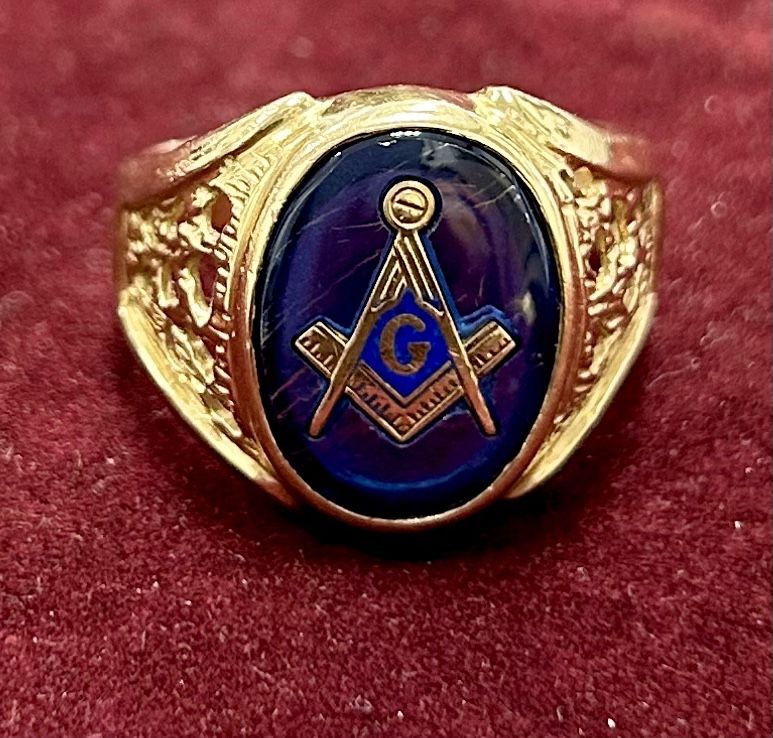 Men’s Signet Ring 14k Yellow Gold Solid