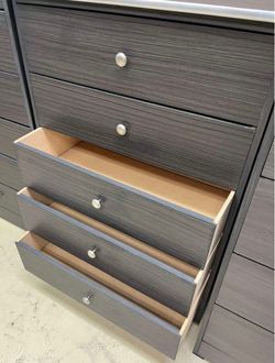 5 drawer grey color