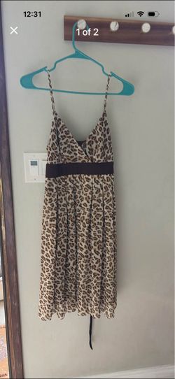 Animal print dress Small