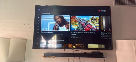 LG SMART TV with Soundbar