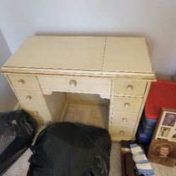 Vintage Sewing Machine Unit