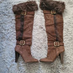 Coach Heeled Boots