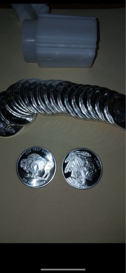 .999 silver buffalo rounds , prices for each coin