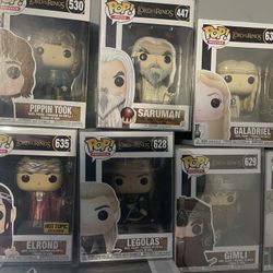 Lord Of The Rings Small Funk Pop Collection