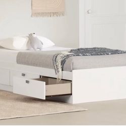 Twin Bed With Drawers
