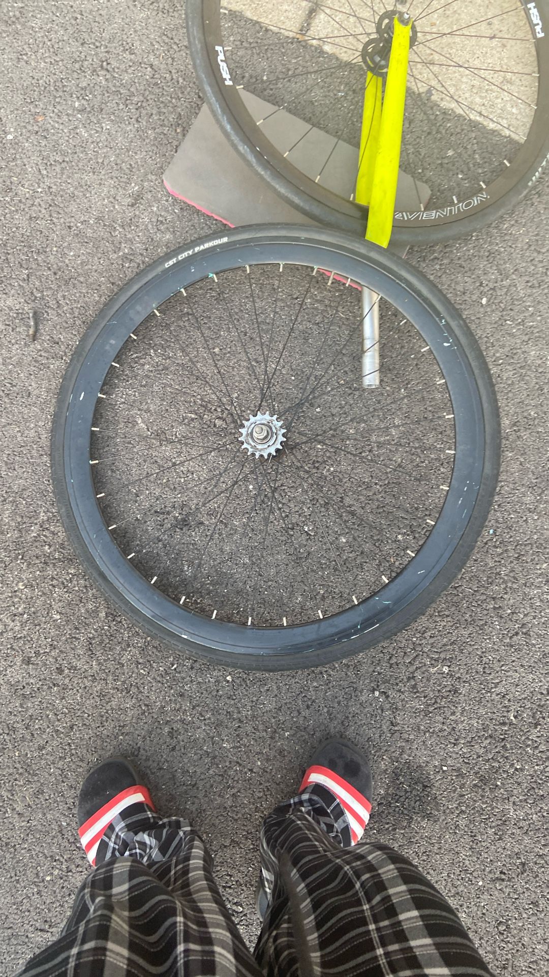flip flop hub rear fixie wheel