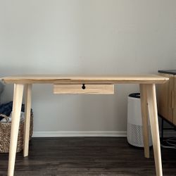 IKEA LISABO writing desk with drawer