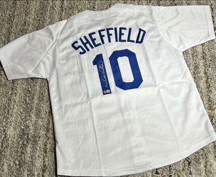 AUTOGRAPHED GARY SHEFFIELD JERSEY #10 CUSTOM DODGERS BECKETT COA 