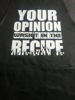2 Black Custom Cooking Aprons