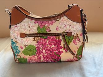 Dooney & Bourke Hydrangea Floral Shoulder Bag
