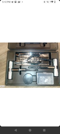 Tire Puncture Repair Kit with Case