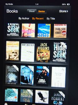 Kindle Fire loaded with 10,000 plus books