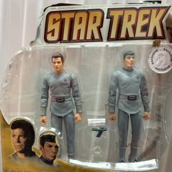 Diamond Select Star Trek TMP Admiral Kirk & Commander Spock Figure 2 pack loose