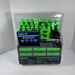 SEIKO 118 pcs Precision Magnetic Screwdriver & Bits Tool Set