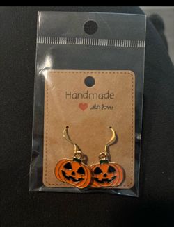 Pumpkin earrings