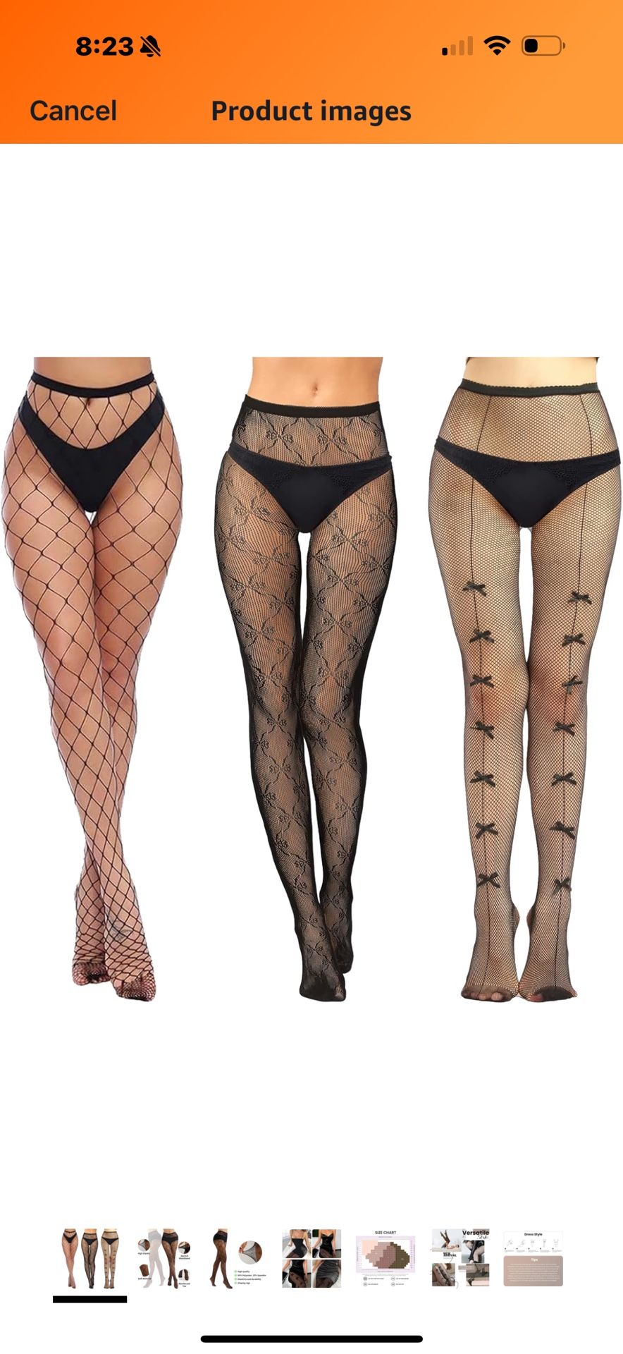 3 Pairs Patterned Fishnet Stockings High Waist Black Fishnet Tights for Women Thigh High Pantyhose