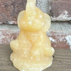 Yellow Calcite Elephant