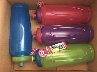 Cool Gear EZ-Freeze Ice Pack 32 Ounce Squeezable 4 Colors Sports Bottle