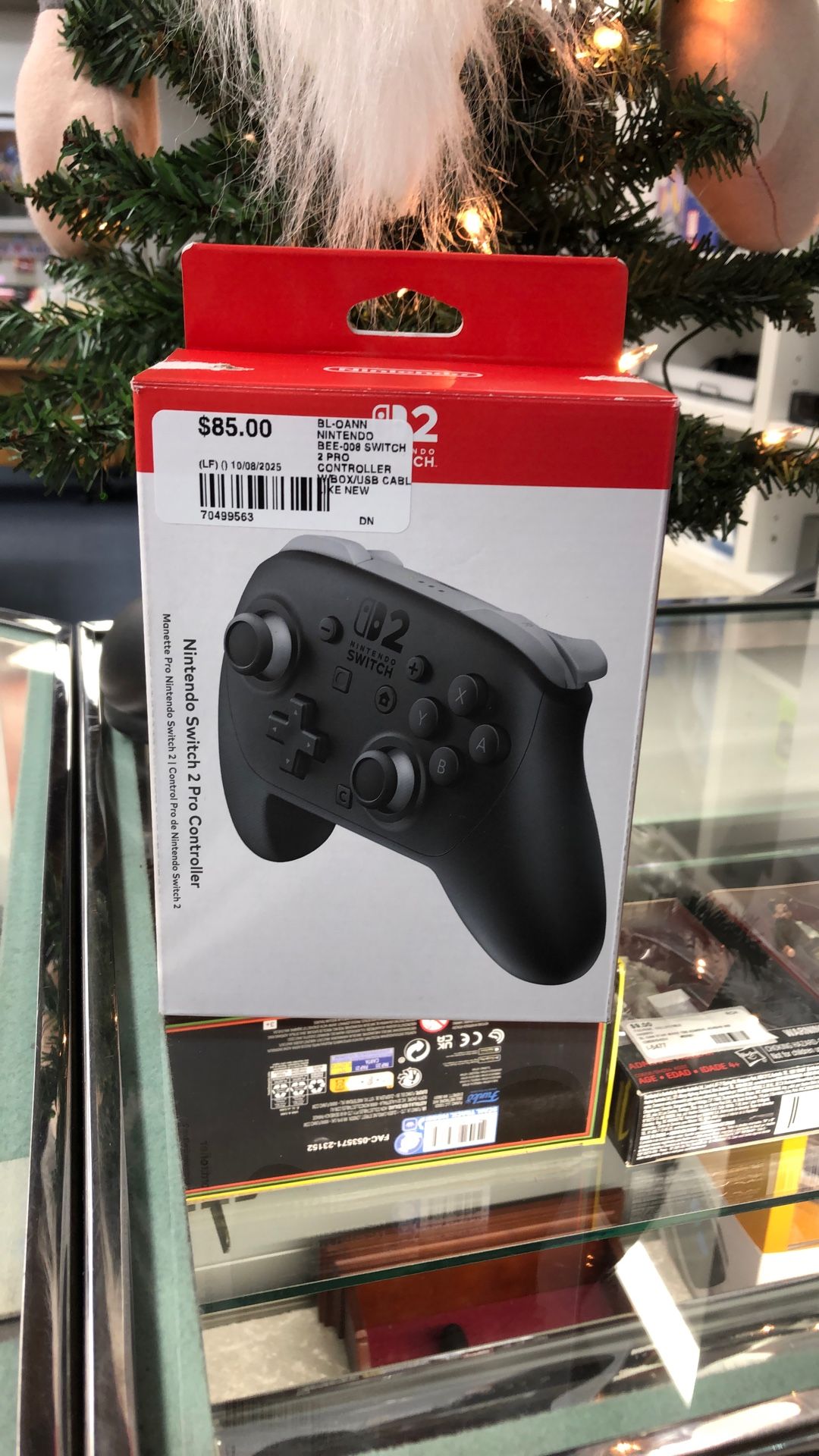 Nintendo Switch 2 Pro Controller With Box & USB Cable (70499563)