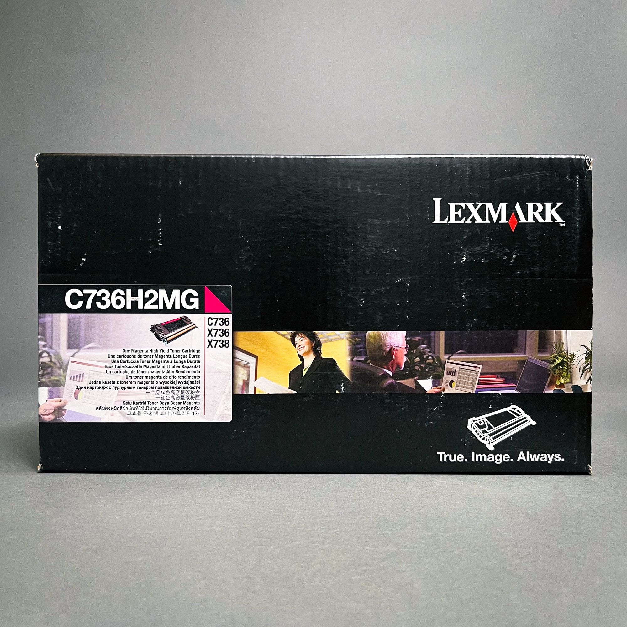 Genuine Lexmark C736H2MG High Yield Magenta Toner Cartridge C736 X736 X738, NEW