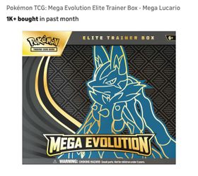 Pokemon Elite Trainer Box Mega Evolution