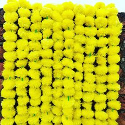 Yellow garlands wedding decor decorations