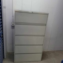 Metal File Cabinet With Key For Legal Or Letter Size Paper 