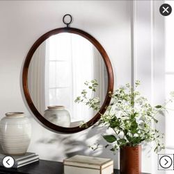 Threshold 29" Round Mirror with hook