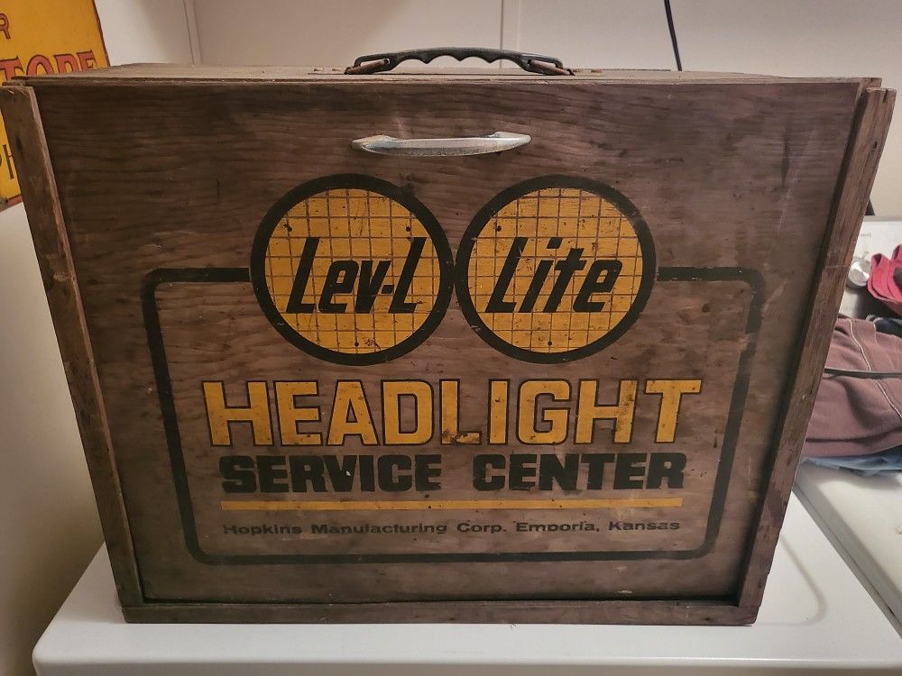 Early Headlight Service Center Box With Owners Manual
