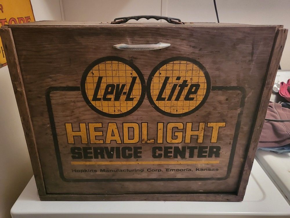 Early Headlight Service Center Box With Owners Manual 