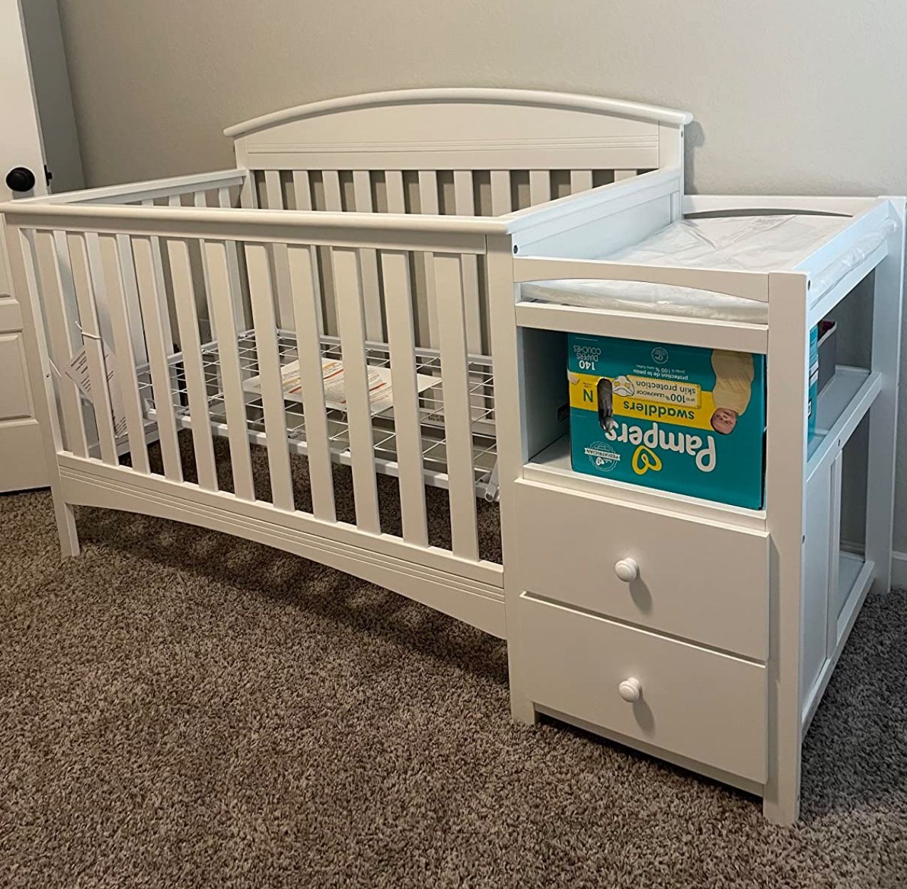 Crib Mattress Delta Children Abby Convertible Crib And Changer