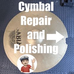 🔥 Cymbal Repair Polishing For Drum Set