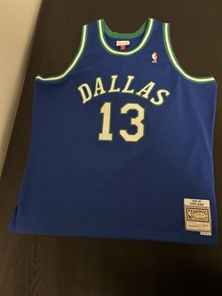 Steve Nash Dallas Mavericks 1998-99 Blue Swingman Player Jersey