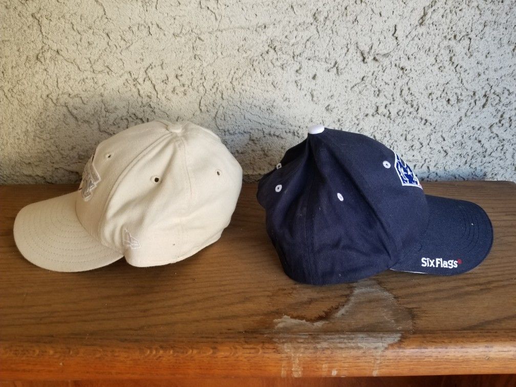 Lakers cap, Superman cap