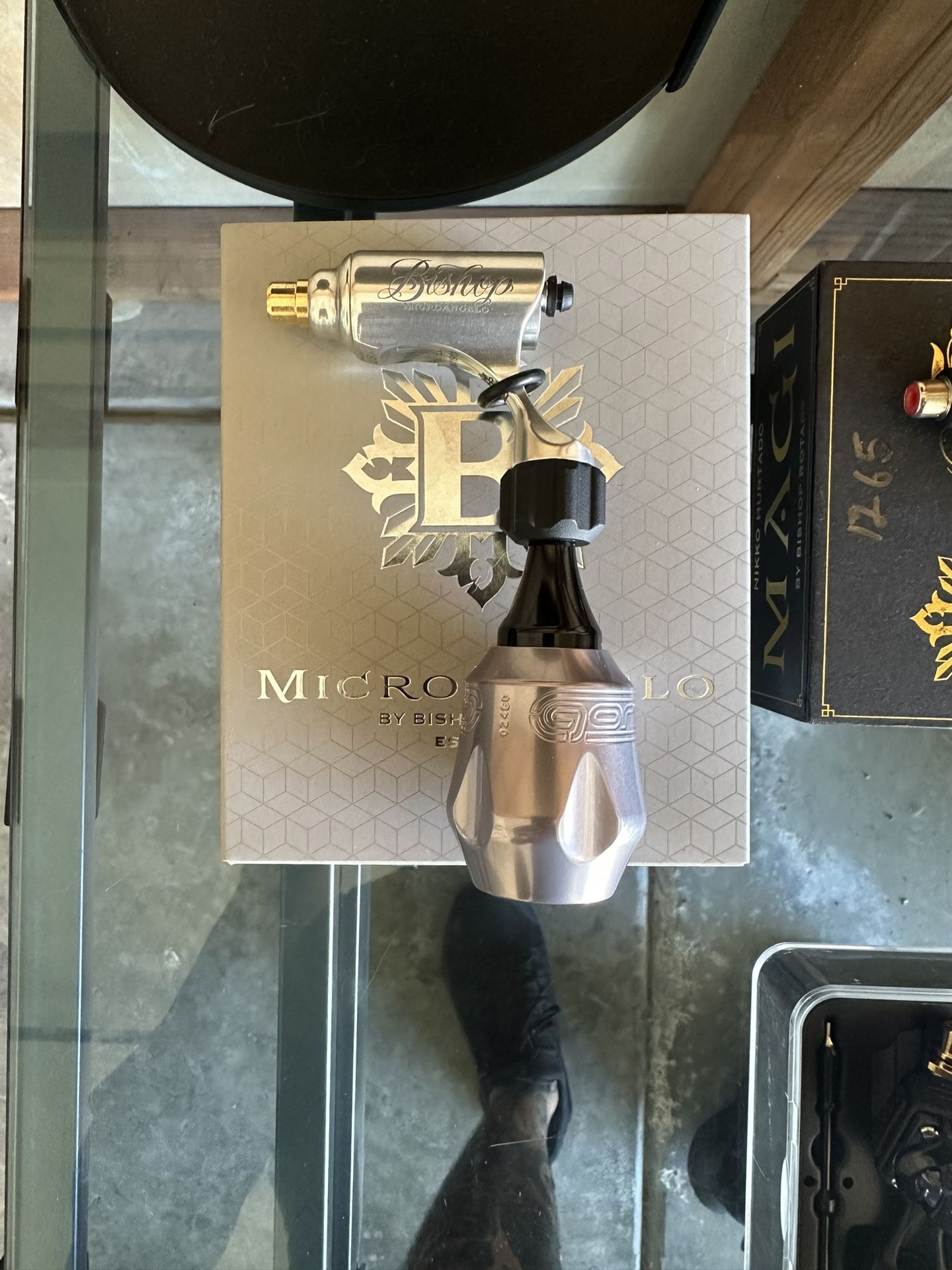 Bishop Rotary Tattoo Machine Microangelo