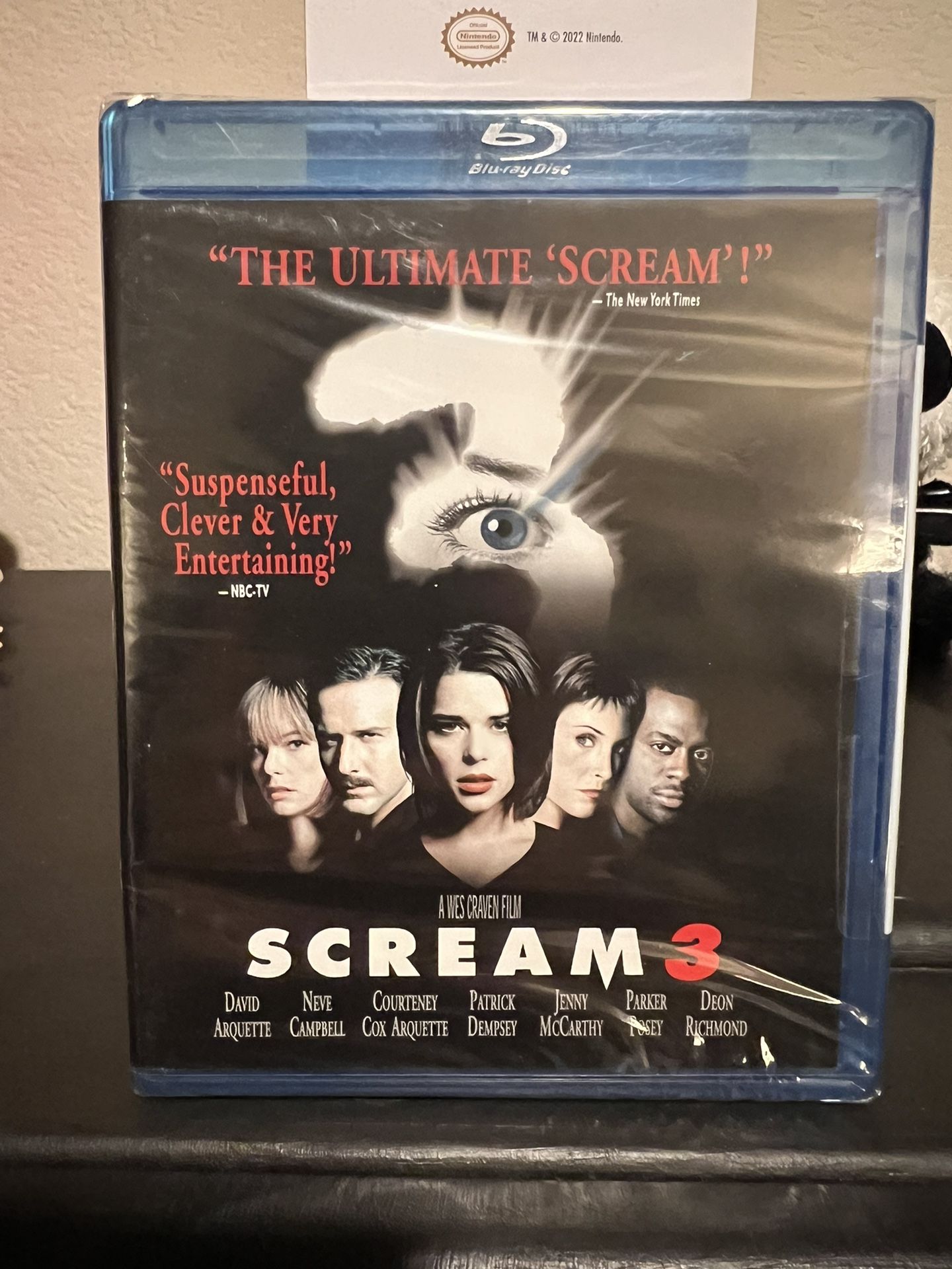 Scream 3 Blu-ray Brand New Sealed Out Of Print Original Artwork
