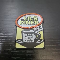 American Girl AG Minis Lil's Diner - Counter Set - Lil's Diner Sign - Excellent