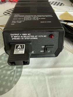 VCT VT-200J Japanese Step up / down Voltage Transformer Converts Japan 100 Volts