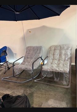 New assembled Rocking Chair Patio Outdoor / Indoor gray or brown (while supplies last