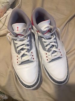 Jordan 3 fire red size 12