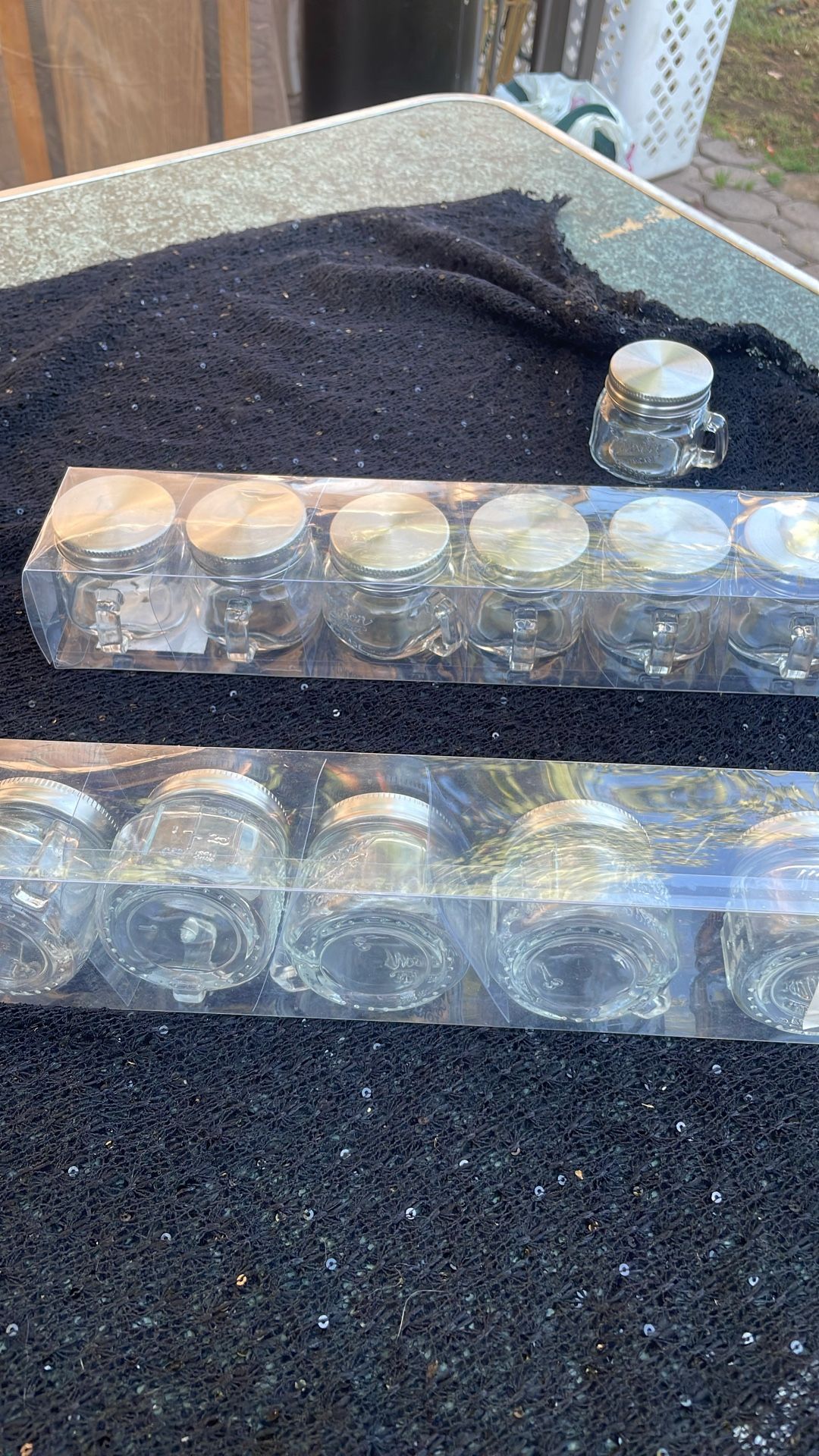 Glass Mini Mason Jars