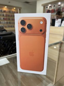 iPhone 17 Pro Max Orange 256GB Unlocked! Finance It Today! $50 Down 