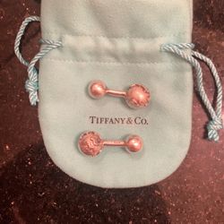Tiffany & Co. Sterling Silver Globe Cuff Links