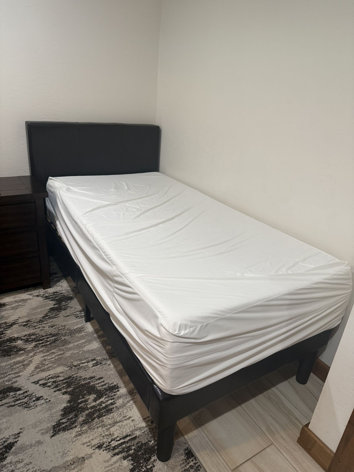 Twin Size Bed Frame And Mattress