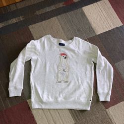 American Outfitters Sequin Polar Bear Sweatshirt 
