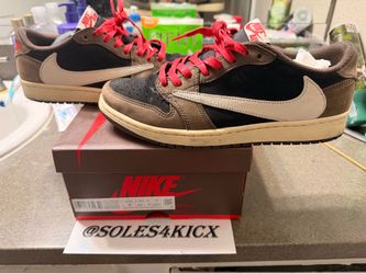 Air Jordan Retro 1 Low Og x Travis Scott “Mocha” Size 8.5