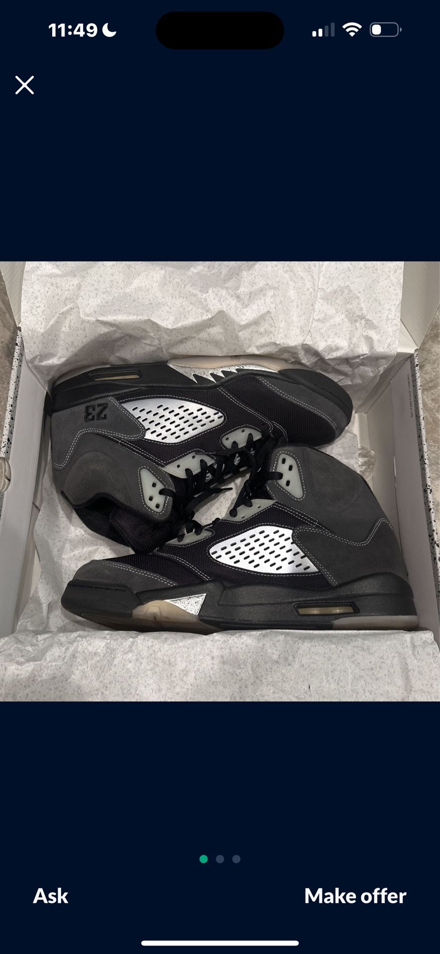 Jordan 5 Anthracite