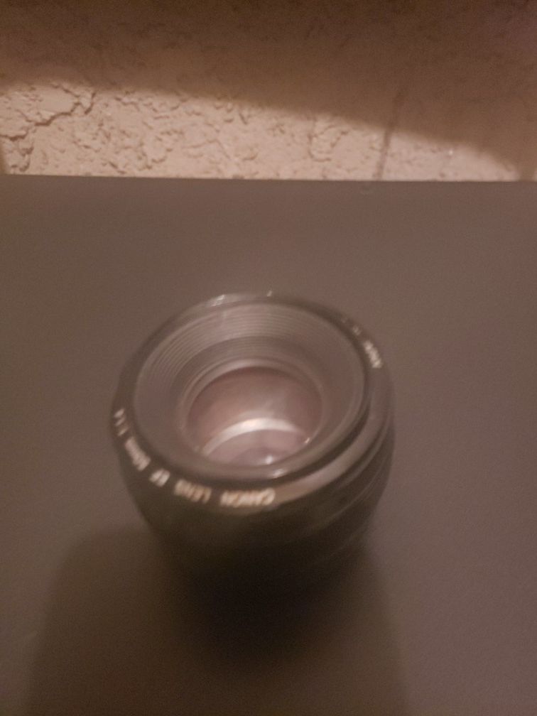 Canon Ultrasonic EF 50MM 1:1.4 Camera Lens