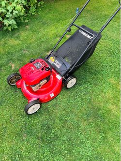 Push troy Bilt lawn mower